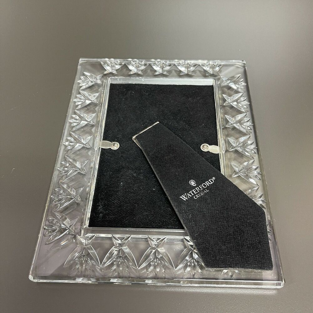 Vintage Waterford Crystal Frame Clear 8 7/8" x 6 7/8" - Picture 4 of 6